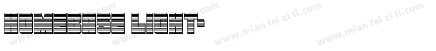 Homebase Light字体转换